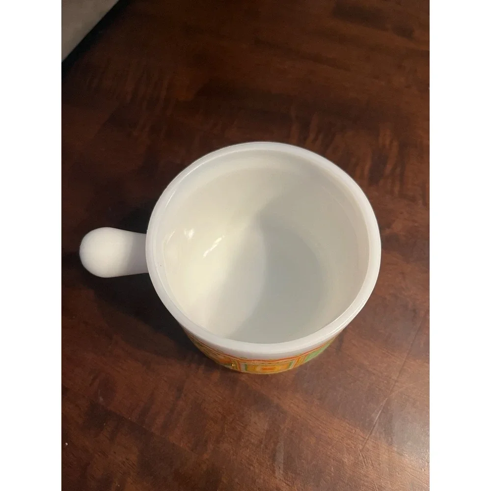 Vintage Avon Milk Glass Mini Saucepan Ramekin Lid 1970s Patchwork Retro Kitchen